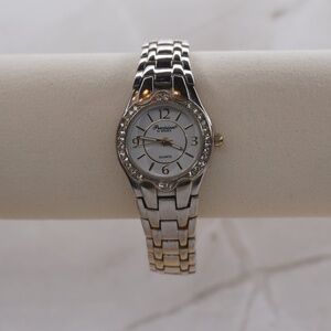 Gruen Precision Vintage Crystal Silver Tone Wristwatch